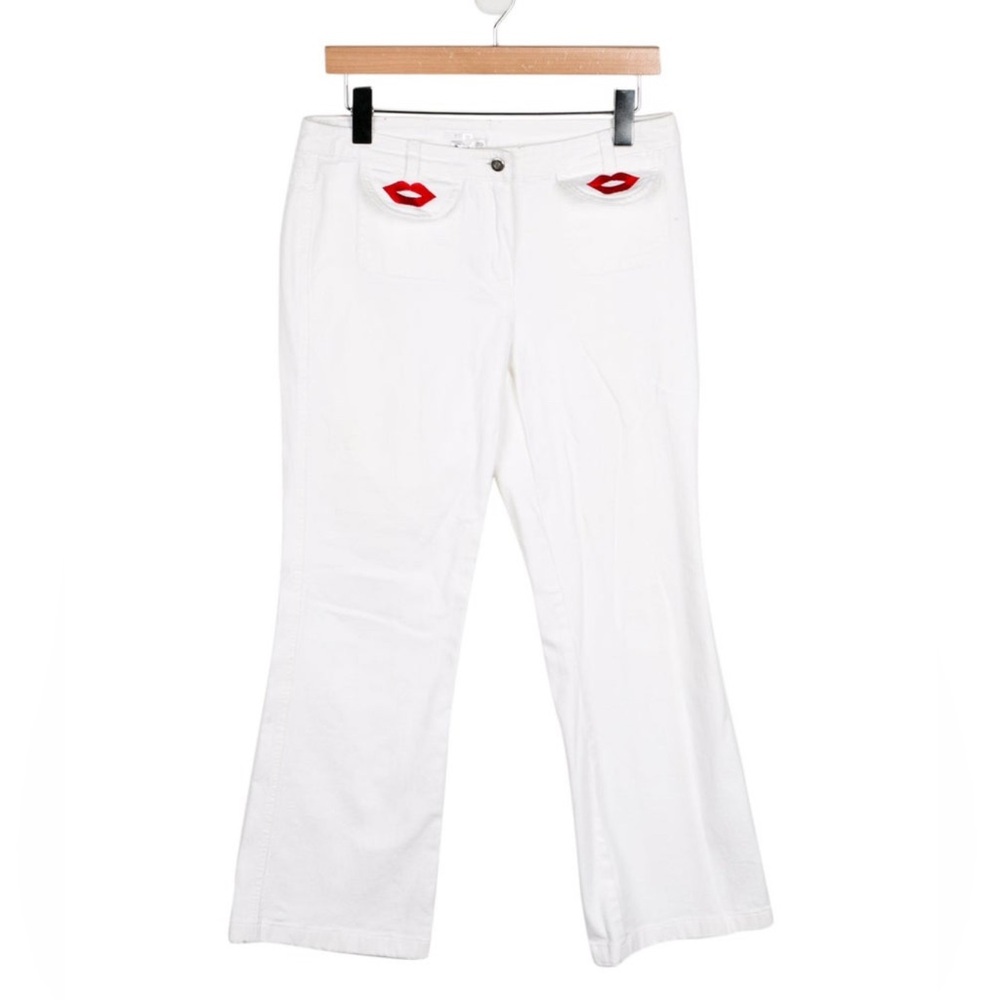 Escada Women’s Lip White Jeans
